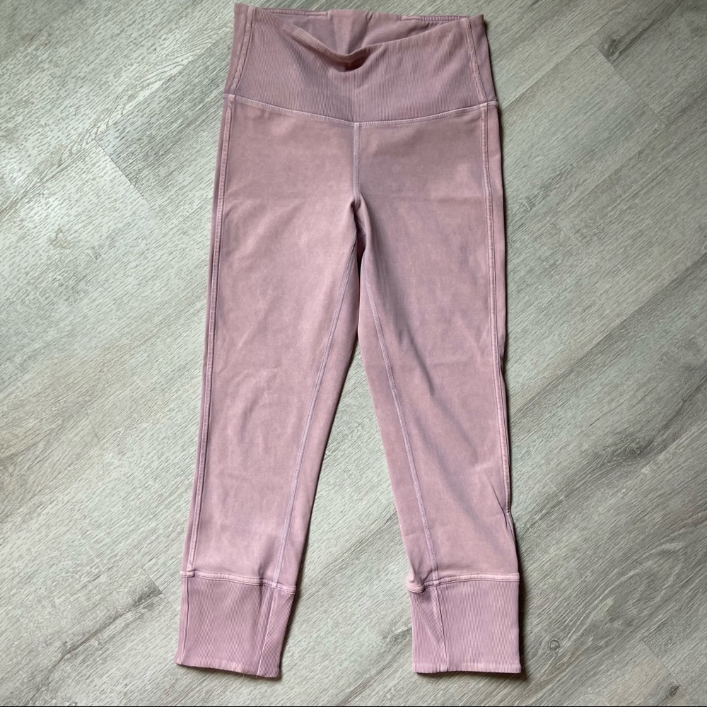 Lululemon Wunder Under Crop 23" *Ribbed - Picture 4 of 15